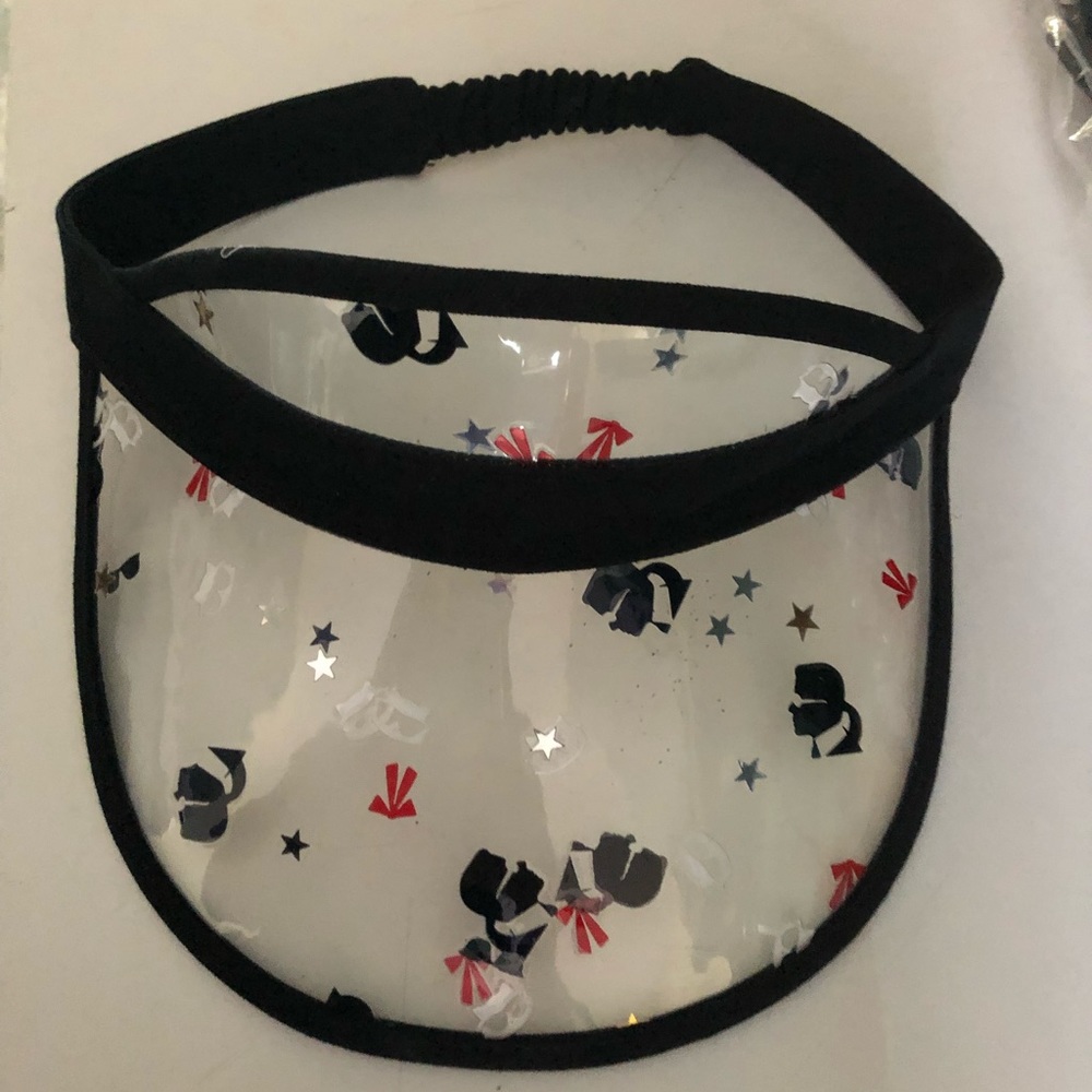 KARL LAGERFELD Black Visor Authentic 100%